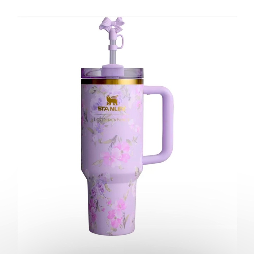 Stanley x Love Shack Fancy Quencher Tumbler 40 OZ Happy Thoughts